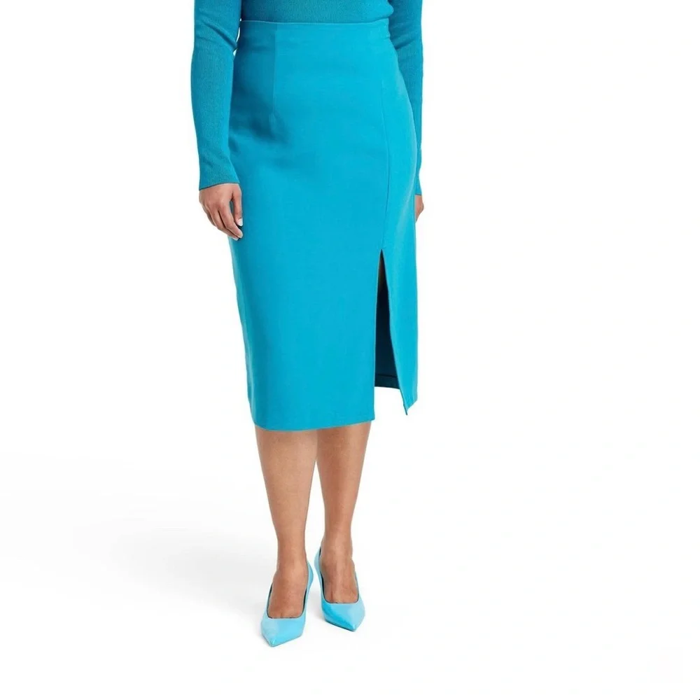 NWT Sergio Hudson × Target High-Waist Slitted Pencil Skirt - XS or S - Picture 3 of 5